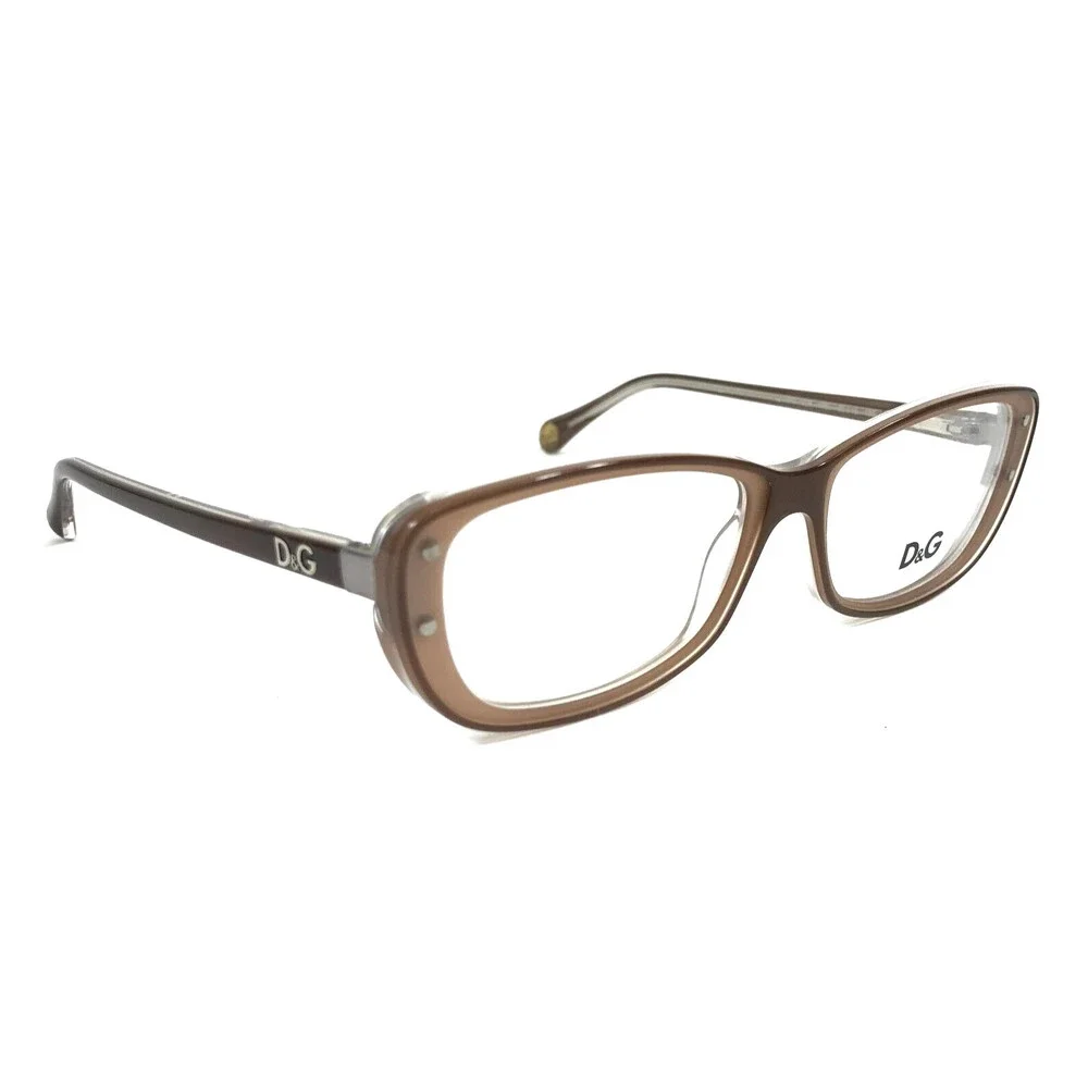 Dolce & Gabbana Eyeglasses Frames DG1226 1981 Brown Clear Rectangle 50-16-135